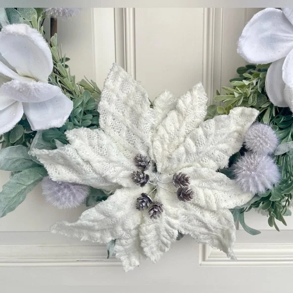 Chic Handcrafted Winter Wreath